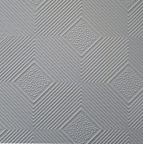 Panel de Cielo Vinílico Decorativo 2 x 4 Pies Diseño Diamante.