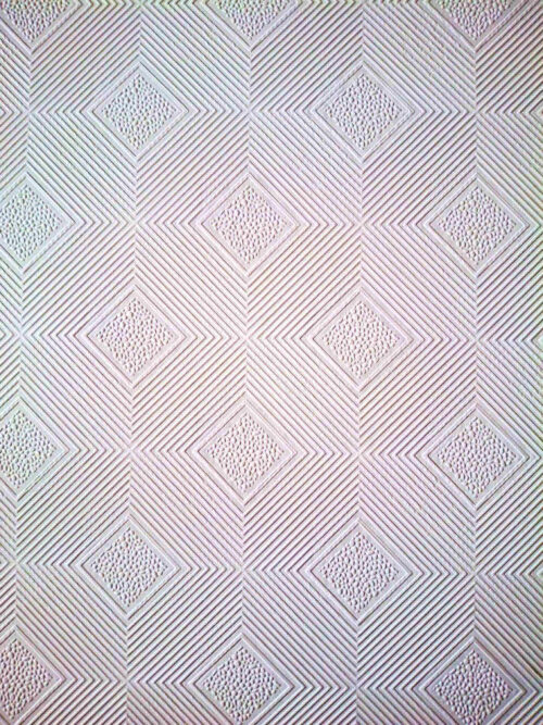 Panel de Cielo Vinílico Lavable 2 x 4 Pies Diseño Rombo