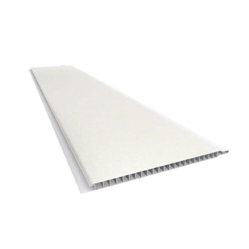 Tablilla Panel de PVC Color Blanco Mate de 0.25 x 5.95 Metros.