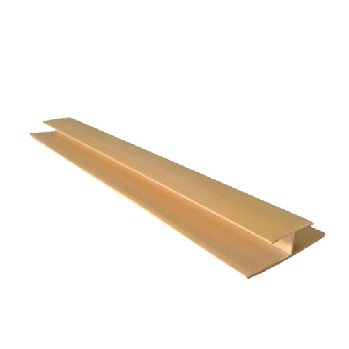 Unión H de PVC Color Miel. Unión H de PVC Color Miel.