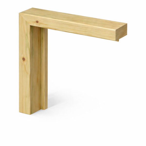 Contramarco H/P Curado 2×5½” Sin Mocheta