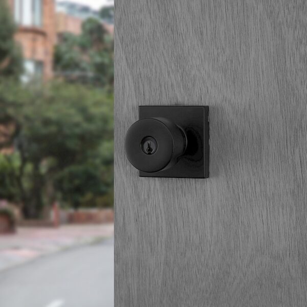 LLAVIN POMO BILBAO CLL NEGRO KWIKSET 94002-964 Llavín Kwikset Pomo Bilbao Negro con Llave
