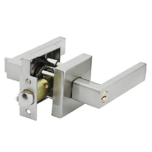 Llavín Lock Plus Manija Madrid Níquel Satinado LP-LEV450619 Llavín Lock Plus Manija Madrid Níquel Satinado