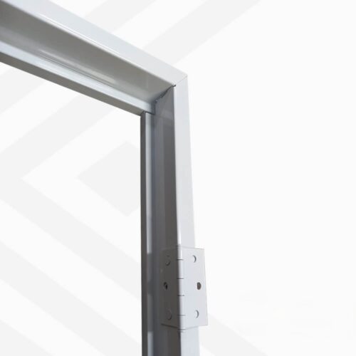 Marco de Acero Galvanizado Universal Blanco 100×240 cm ZIMA