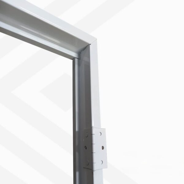 Marco de Acero Galvanizado Universal Blanco 100×240 cm ZIMA