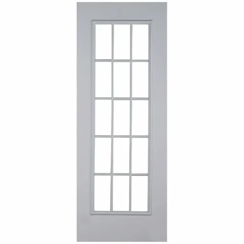 Puerta de Acero 15 Luces Lisa Elegante 36x80 Puerta de Acero 15 Luces